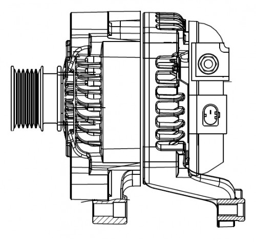 Генератор для автомобилей BMW 3 F30 (15-)/1 F20 (15-) 1.5T/2.0T 190A