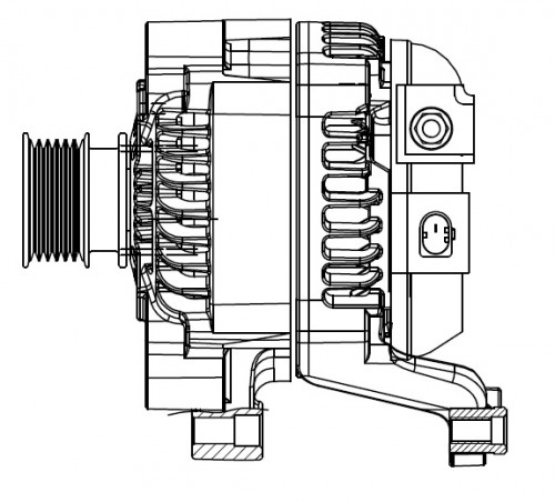 Генератор для автомобилей BMW 3 F30 (15-)/1 F20 (15-) 1.5T/2.0T 220A