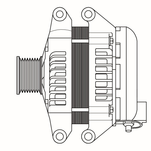 Генератор для автомобилей BMW X5 E70 (10-)/5 F07 (09-) 3.0i 210A