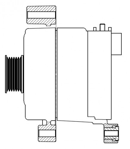 Генератор для автомобилей BMW X3 F25 (11-)/5 F10 (11-) 3.0D 230A