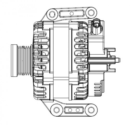 Генератор для автомобилей Geely Atlas (18-) 1.8T 130A
