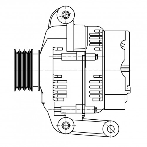 Генератор для автомобилей Changan CS35 (18-) 1.6i 90A