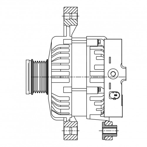 Генератор для автомобилей Haval Jolion (21-)/F7 (17-) 1.5T 150A