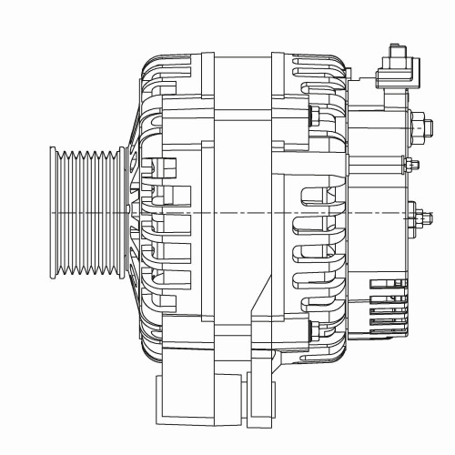 Генератор для автомобилей Shaanxi/Shacman/Howo/FAW с дв. WP10 Евро-5 80А