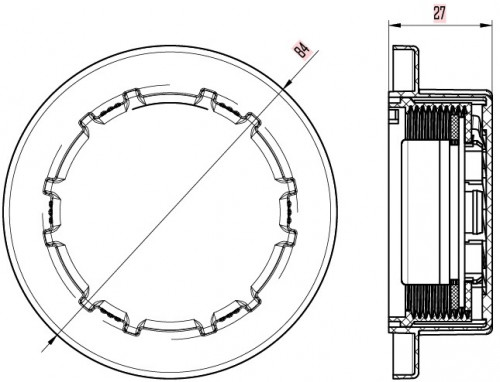 Крышка (пробка) расширительного бачка для а/м Land Rover Range Rover IV (12-)/Discovery IV (09-)/Jaguar F-Pace (16-) 2.0bar