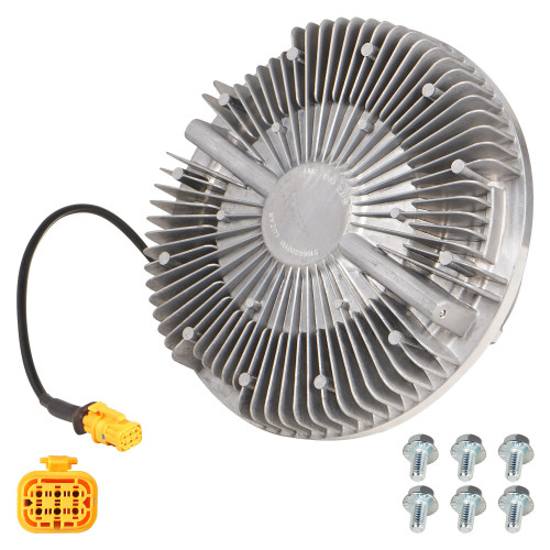 Муфта вязкостная для автомобилей MAN TGA (02-)/TGS/TGX (07-) 10.5D (электронное управление, разъем 6 контактов, без крыльчатки) d 247 мм.