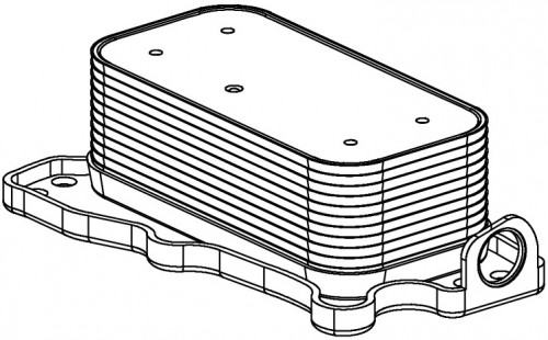 Радиатор масляный для автомобилей MB ML (W164) (05-)/E (W212) (09-) [M272; M273]
