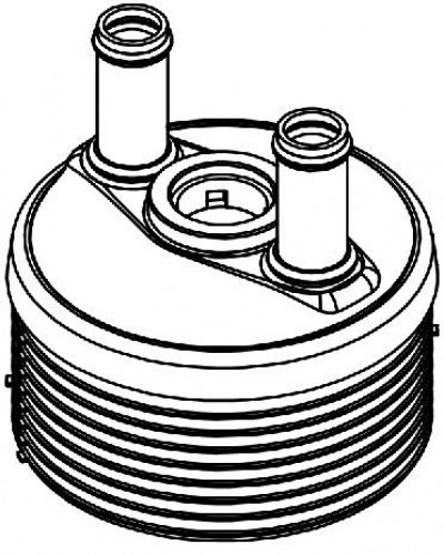 Радиатор масляный для а/м Skoda Octavia (04-)/VW Jetta (05-)/Golf V (03-)/VI (08-) (6AT)