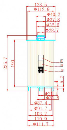 Фильтр масляный для а/м КамАЗ 54901 (13-) 11.9D/12.9D [910] (картридж)