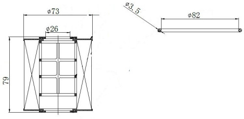 Фильтр для а/м Volvo XC90 (02-)/S60 (00-)/S80 (99-) 2.4i/2.5i (картридж) (масл.) (LOF 1007)