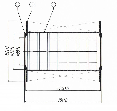 Фильтр масляный для а/м MAN TGA (00-)/F2000 (после 09.96) (картридж)