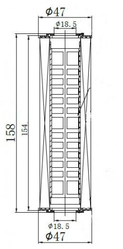 Фильтр для а/м Mercedes E W212 (09-)/C W204 (06-) 1.8i (картридж) (масл.) (LOF 1505)