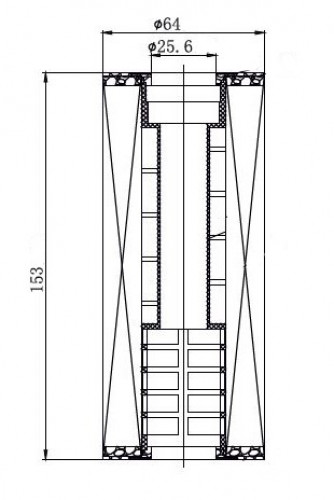 Фильтр для а/м VAG Crafter (06-)/Sharan (00-)/Passat B5 (00-) 1.9D/2.5D (картридж) (масл.) (LOF 1820)