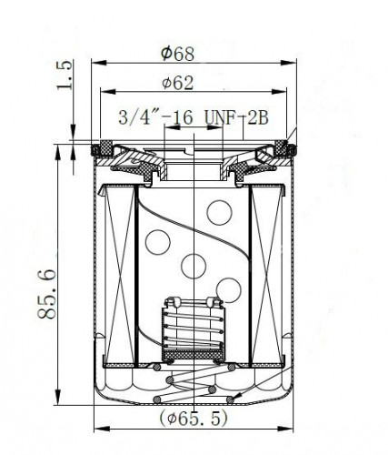 Фильтр для а/м Suzuki Grand Vitara (05-)/SX4 (06-)/Swift (04-) 1.3i/1.5i/1.6i/2.0i/2.4i (масл.) (LOF 2401)
