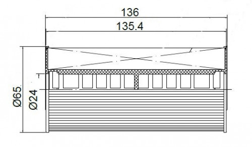 Фильтр масляный для а/м Dongfeng DF6 (22-) 2.3D [М9Т]