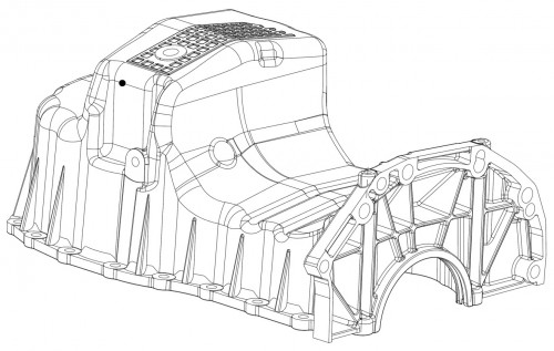 Поддон масляный для а/м Лада Largus (12-)/Renault Logan (04-) 1.4i/1.6i 8V [K7M;K7J]