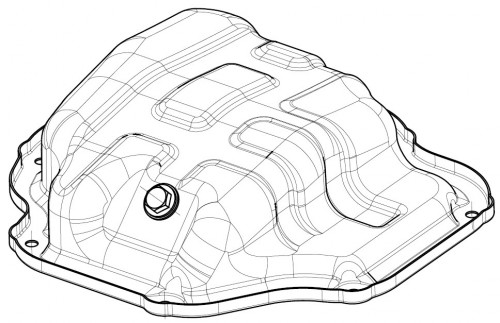 Поддон масляный для а/м Nissan Tiida (04-)/Note (06-) 1.6i [HR16DE]