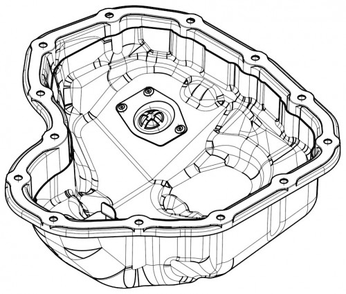 Поддон масляный для а/м Lexus RX (15-)/NX (14-) 2.0T [8AR-FTS]
