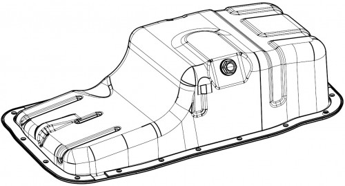 Поддон масляный для а/м Honda СR-V (95-)/Stepwgn (96-) 2.0i [B20]