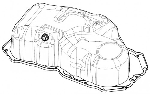 Поддон масляный для а/м Mazda CX-5 (17-)/6 (12-) 2.5i