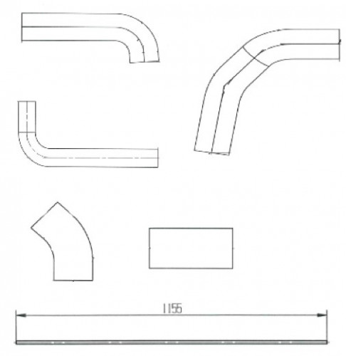 Патрубки охл. для а/м ZAZ-Daewoo Sens (02-) 1.1i/1.3i (EPDM, кмпл., 6 шт.)