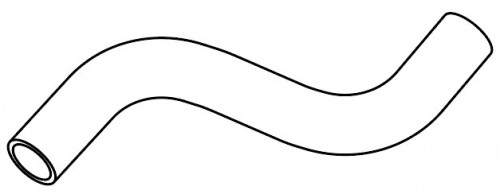 Патрубок охл. для а/м Hyundai Getz (02-)1.4i/1.6i АТ/MT верх. (EPDM,1шт.)