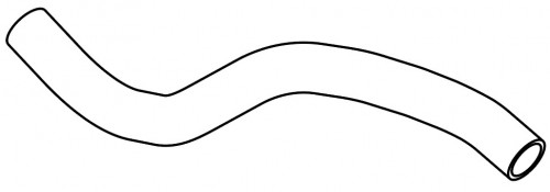 Патрубок охл. для а/м Hyundai Getz (02-)1.4i/1.6i АТ/MT нижн. (EPDM,1шт.)
