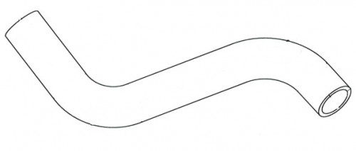 Патрубок охл. для а/м Ford Mondeo III (00-) 1.8i/2.0i нижн. (EPDM, 1 шт.)