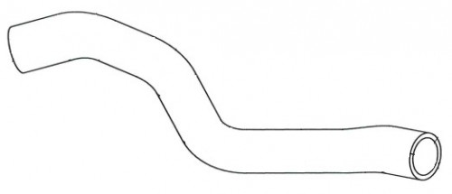 Патрубок охл. для а/м VW Polo Sedan (10-)/Skoda Rapid (12-) 1.6i MT [СFNA] верх. (EPDM, 1 шт.)