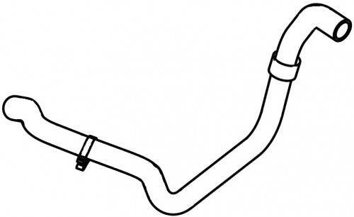 Патрубок охл. для а/м VW Polo Sedan (15-)/Skoda Rapid (13-) 1.6i AT [CWVA] нижн. (EPDM, 1 шт.)