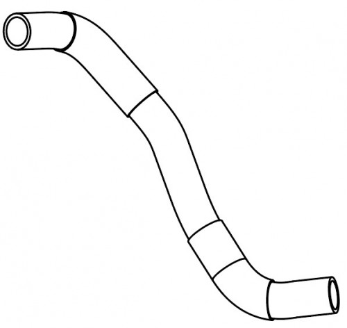 Патрубок охл. для а/м Suzuki Grand Vitara (05-) 2.0i AT/MT нижн. (EPDM,1шт.)