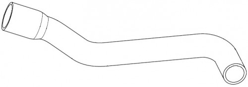 Патрубок охл. для а/м Sollers Atlant (23-)/JAC Sunray (23-) 2.7D верх. (EPDM, 1 шт.)