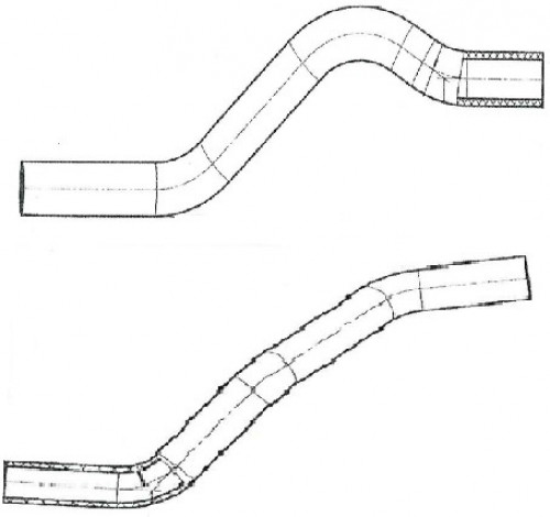 Патрубки отопителя для автомобилей Лада Largus FL (21-) 1.6 8кл. (EPDM, кмпл., 2шт.)