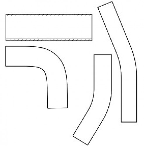 Патрубки отоп. для а/м Лада Vesta (19-) 1.6i [H4M] (EPDM, кмпл., 2шт.)