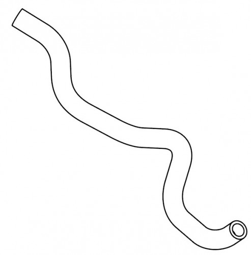 Патрубок отоп. для а/м Toyota Camry (06-) 3.5i AT [2GR-FE] отвод. (EPDM, 1 шт.)