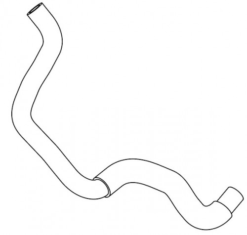 Патрубок отоп. для а/м Toyota Camry (06-) 2.4i AT [2AZ-FE] подвод. (EPDM, 1 шт.)
