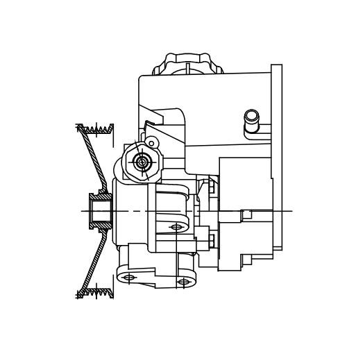 Насос ГУР для автомобилей Mercedes-Benz C (W204) (07-)/E (W211) (02-) 2.1D/2.2D