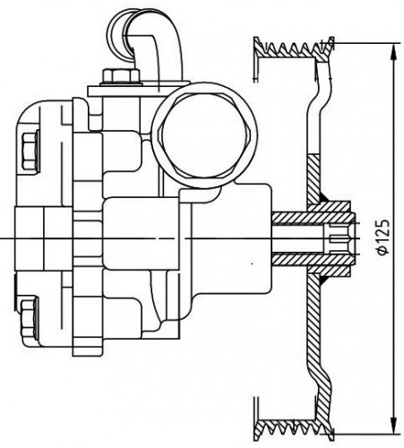 Насос ГУР для автомобилей Mazda 3 (BK) (03-) 1.6i