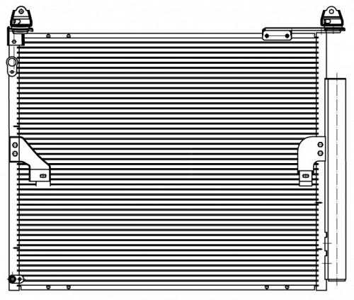Радиатор кондиционера для автомобилей Land Cruiser Prado (09-) 3.0D