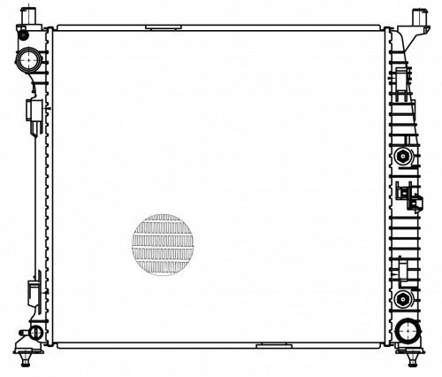 Радиатор охлаждения для автомобилей ML/GL (W166) (12-) AT