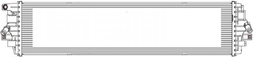 Радиатор охлаждения для а/м LiXiang L7 (23-) 1.5H (жидк. интеркул.) (верхний)