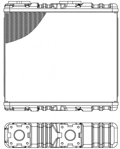 Радиатор отопителя для а/м Nissan Almera (N15) (95-)/Primera (P11) (95-)