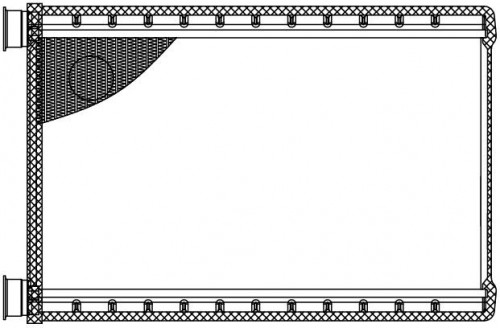 Радиатор отопителя для автомобилей BMW 3 (E90) (05-)/X3 (F25) (10-)/X1 (E84) (09-)/1 (E81) (04-) (тип Denso)