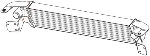 ОНВ (радиатор интеркулера) для а/м Sollers Atlant (23-)/JAC Sunray (23-) 2.7D