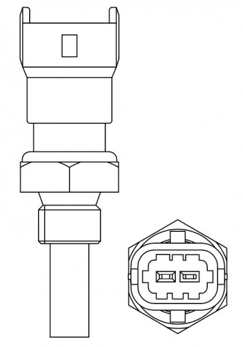 Датчик температуры для автомобилей DAF 105 XF (05-)/95 FX (02-)/CF 85 (05-)