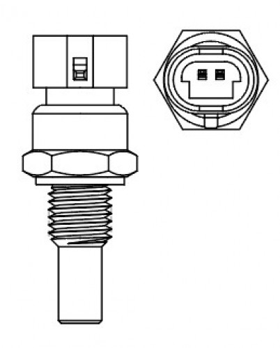 Датчик температуры для автомобилей Great Wall Hover H3/H5 (05-) 2.0i/2.4i