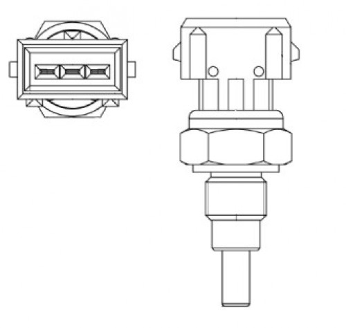 Датчик температуры для автомобилей Chery Amulet (A15) (03-)