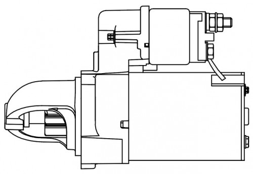 Стартер для автомобилей Daewoo Damas (91-) 0.8i 0,8кВт