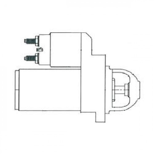 Стартер для автомобилей Hyundai Solaris (10-)/i30 (07-) 1.4i/1.6i (Z=8, M6) 0,9кВт