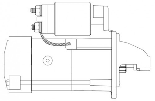 Стартер для автомобилей Ford Ranger (97-)/Mazda BT-50 (06-) 2.5TDCi 2кВт